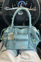Vintage-style Soft Leather Tote