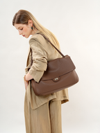 Slouchy Leather Shoulder Bag