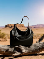 Retro Leather Minimalist Tote