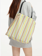 Minimalist Striped Underarm Bag