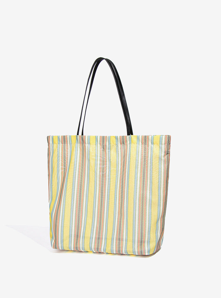 Minimalist Striped Underarm Bag