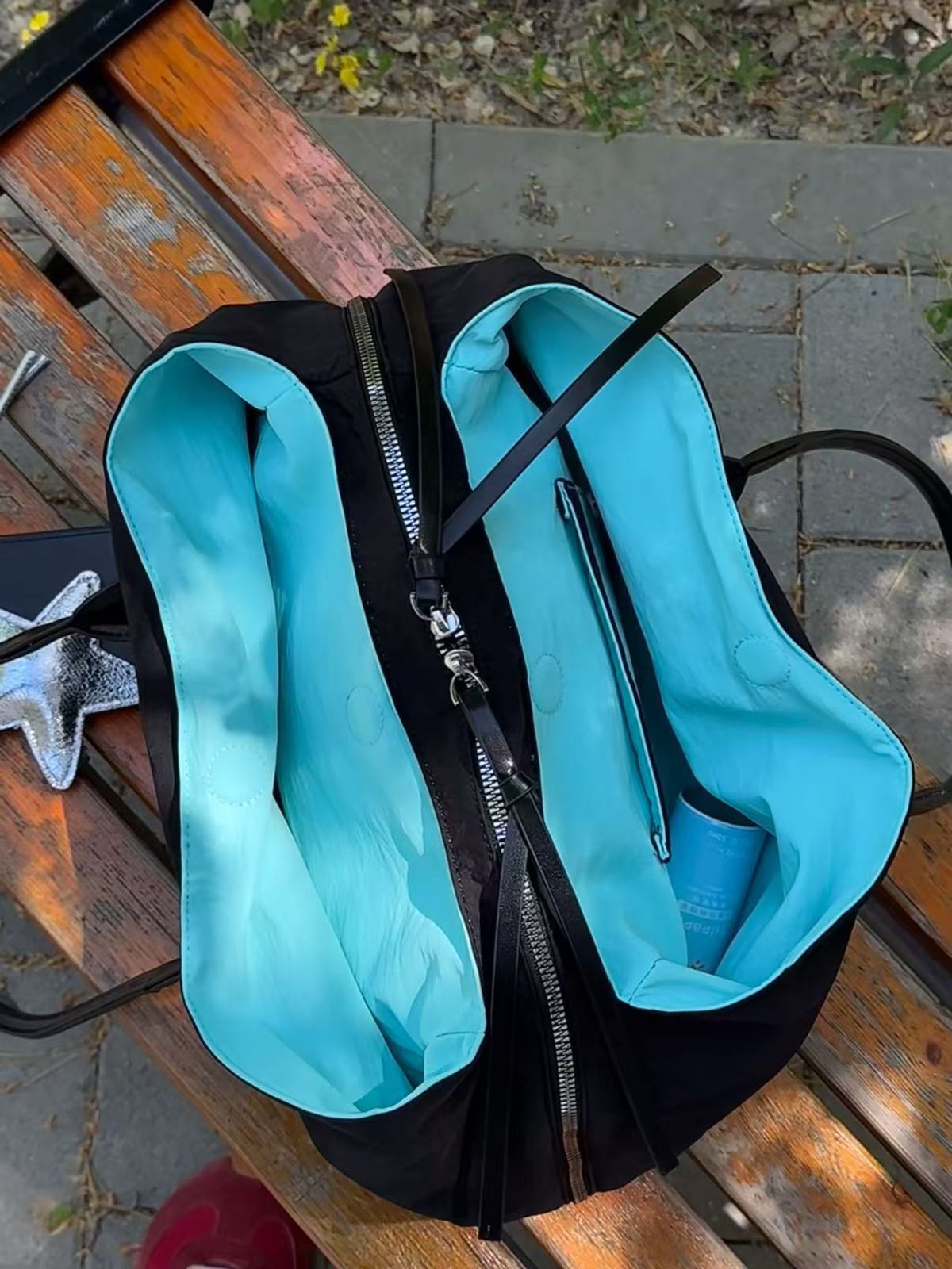 Color-block Sandwich Tote