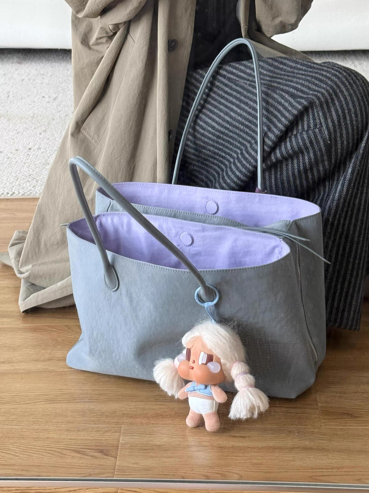 Color-block Sandwich Tote
