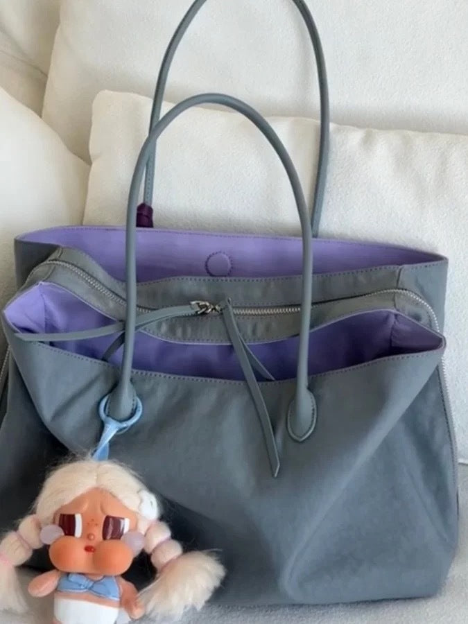 Color-block Sandwich Tote