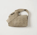 Large Studded Shoulder Bag