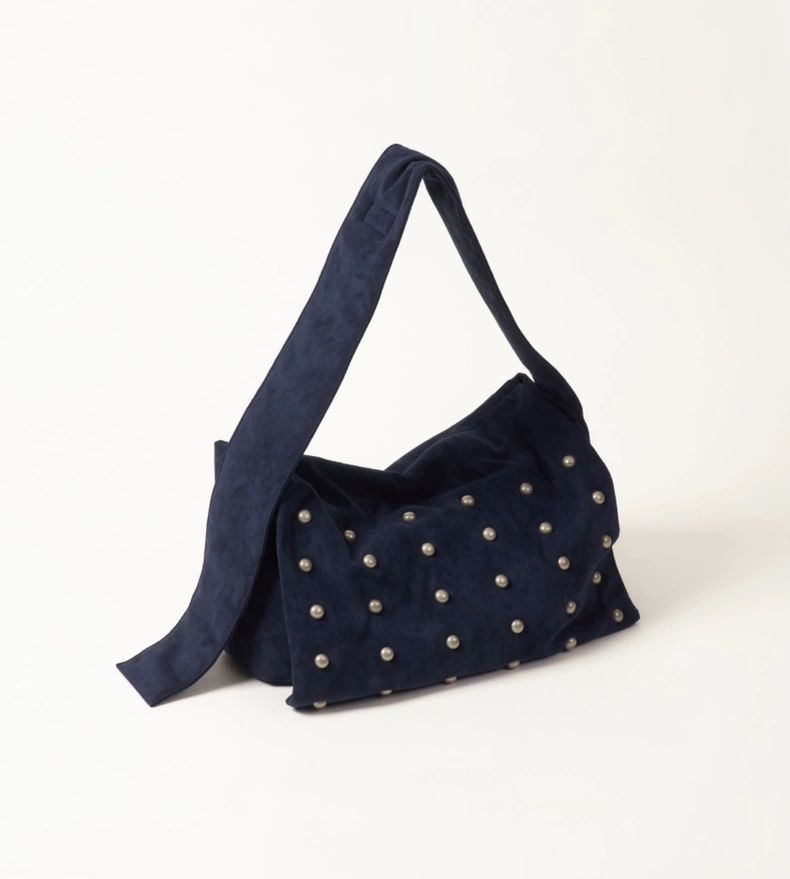 Large Studded Shoulder Bag