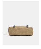 Vintage Faux Suede Hobo Bag