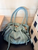 Vintage-style Soft Leather Tote