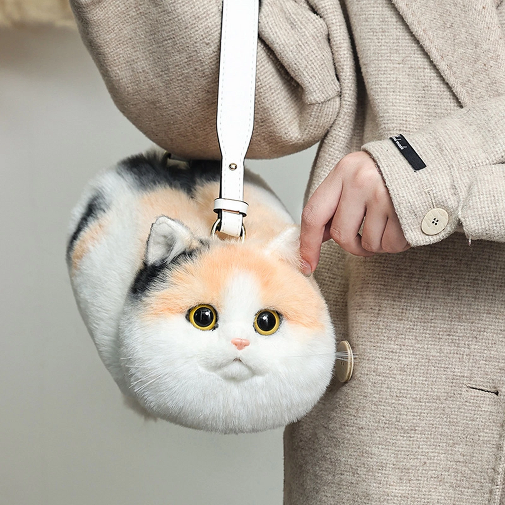 Realistic Cat Handbag