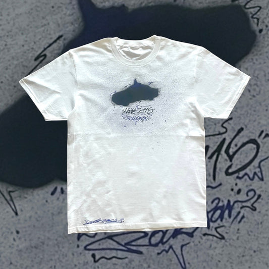 WHITE 2115 ROCKSTAR CUSTOM TEE