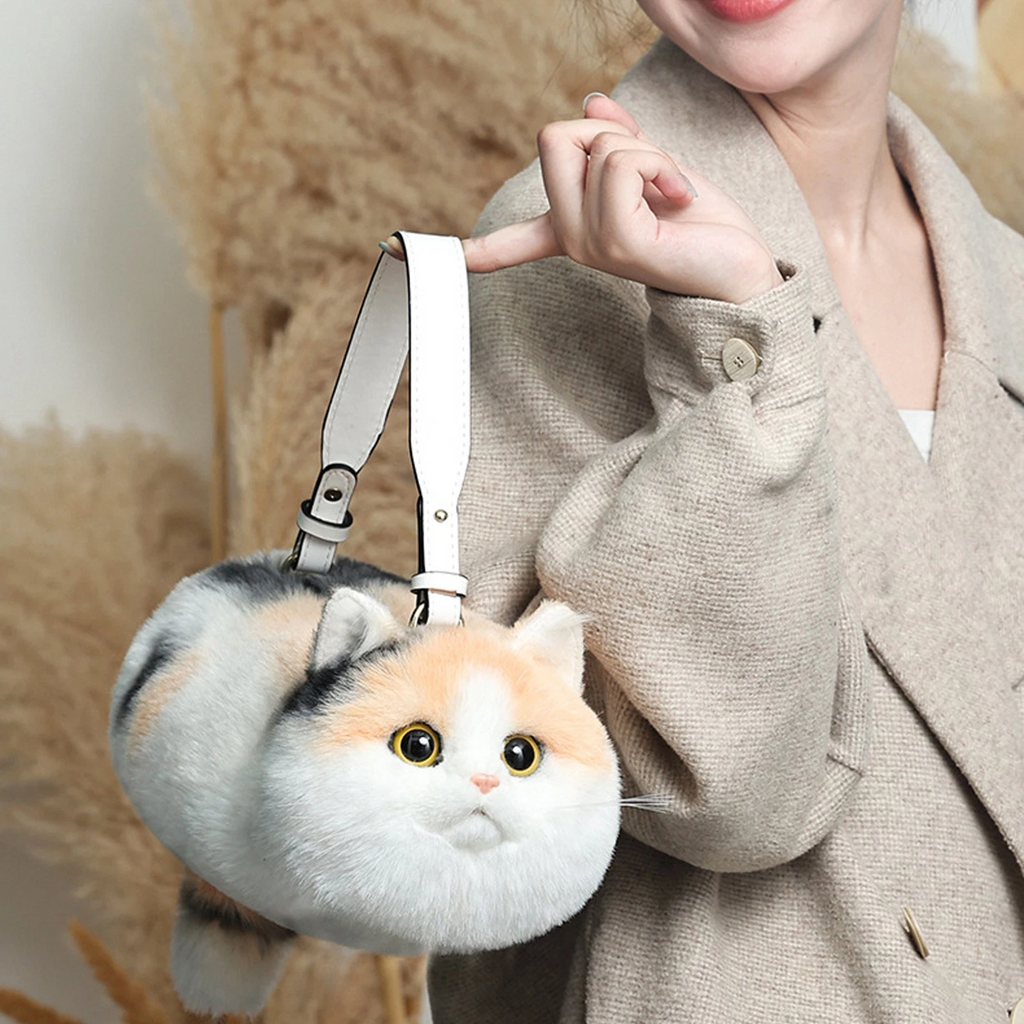 Realistic Cat Handbag