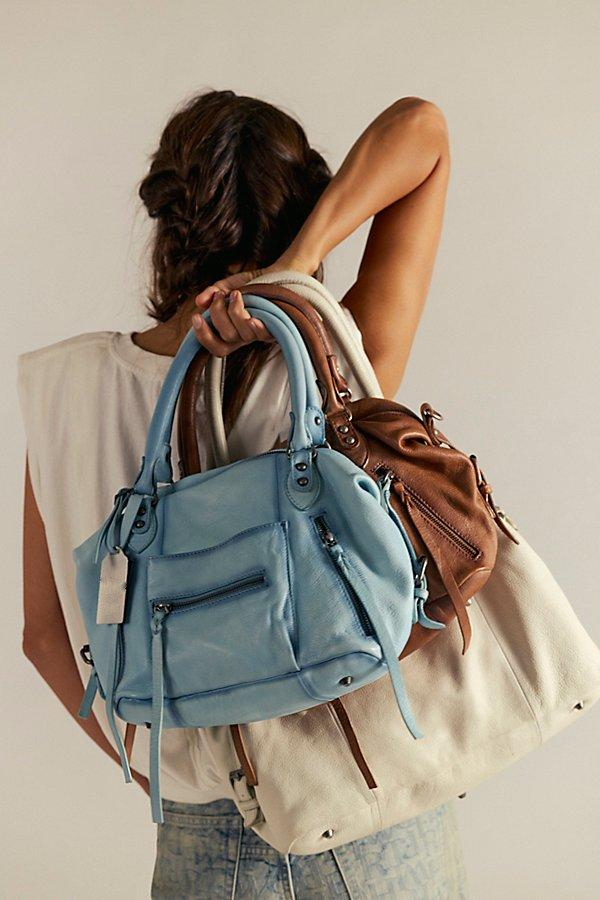 Vintage-style Soft Leather Tote