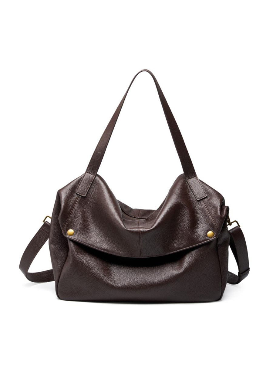 Retro Leather Minimalist Tote