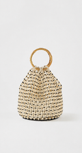 Isla Bucket Bag With Beads