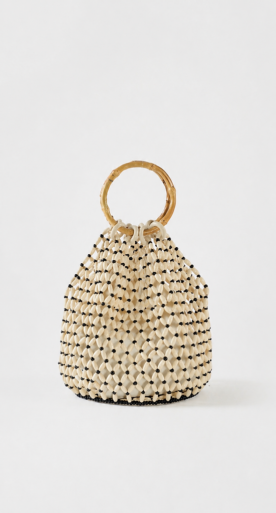 Isla Bucket Bag With Beads