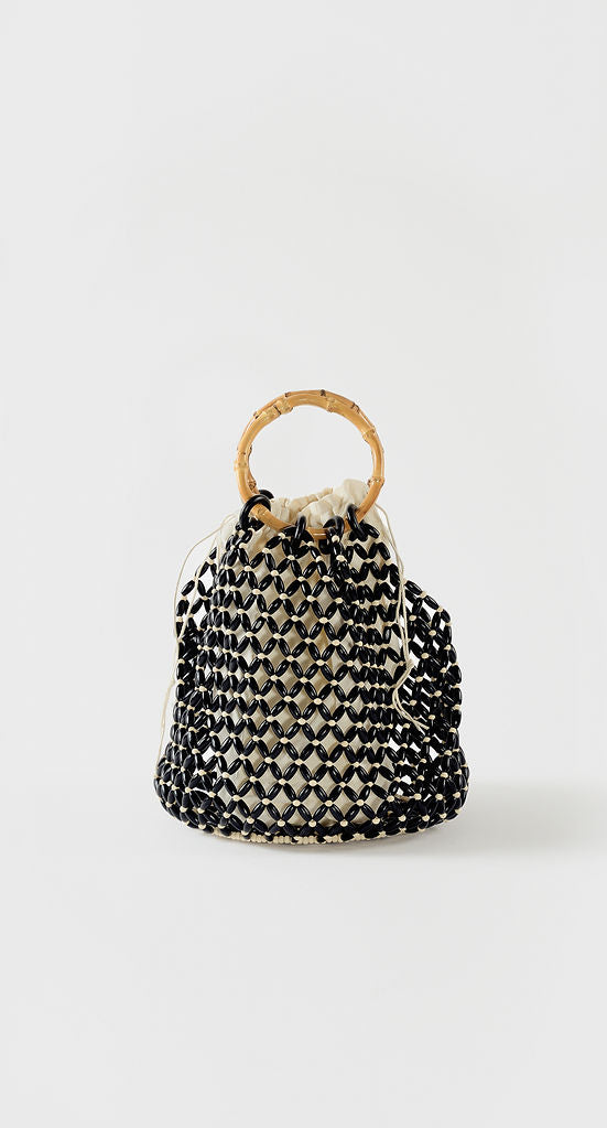 Isla Bucket Bag With Beads