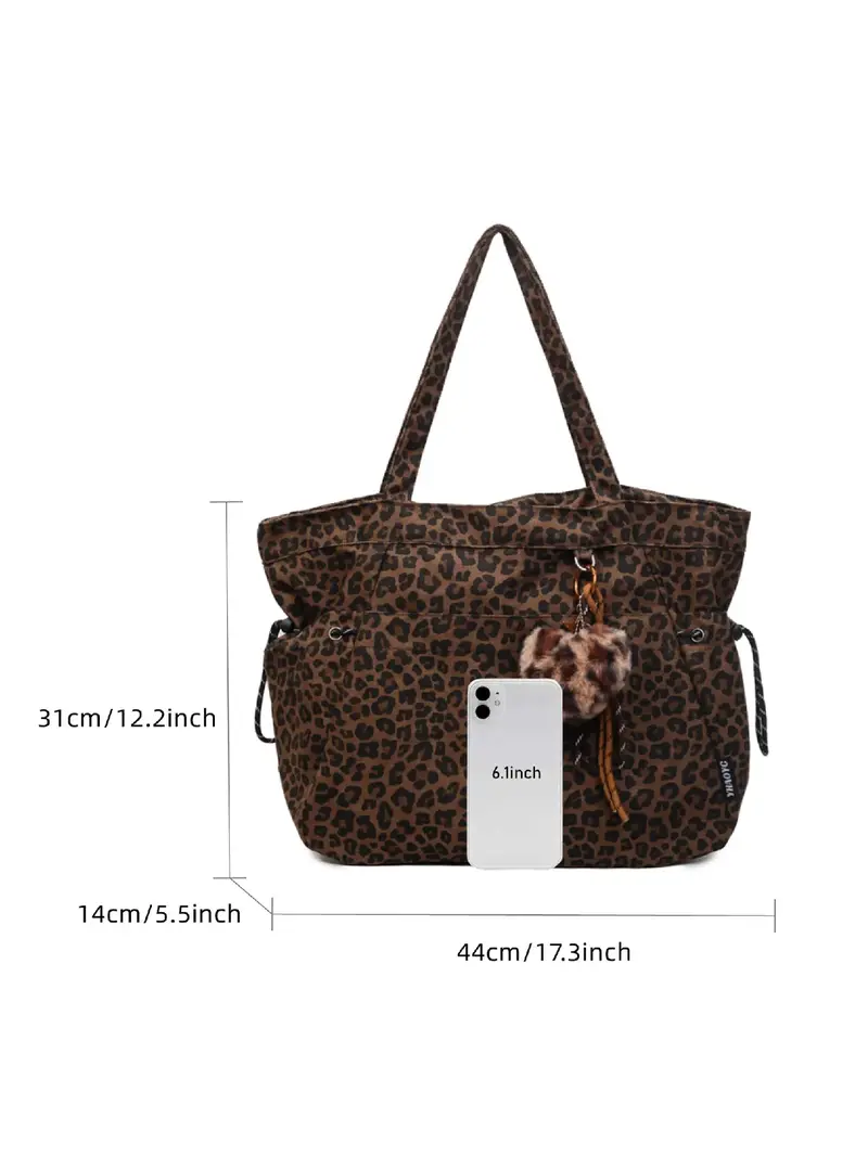 Animal Print Maxi Cotton Bag
