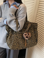 Animal Print Maxi Cotton Bag