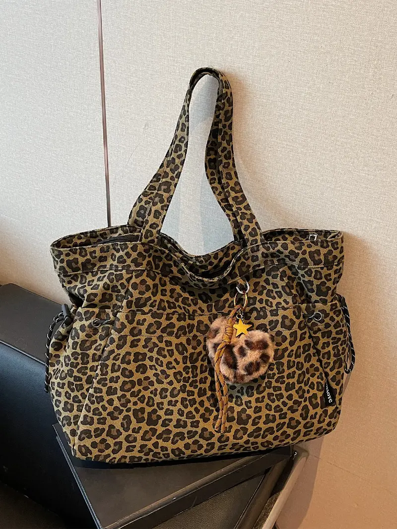 Animal Print Maxi Cotton Bag