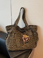 Animal Print Maxi Cotton Bag