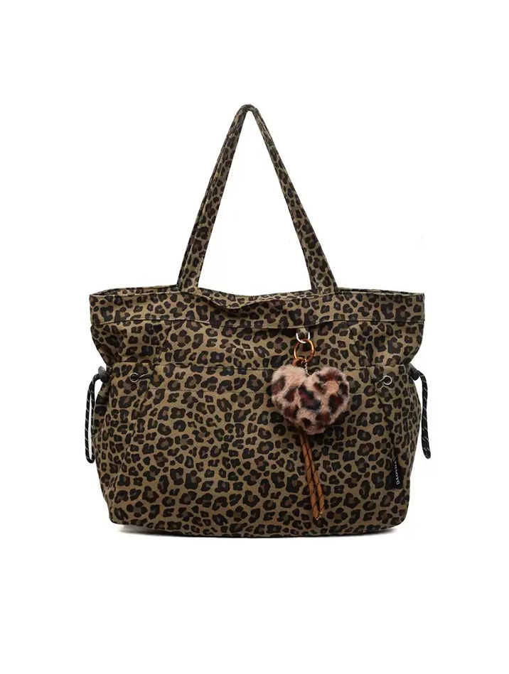 Animal Print Maxi Cotton Bag