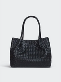 Capri Woven Leather Tote
