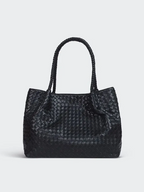 Capri Woven Leather Tote