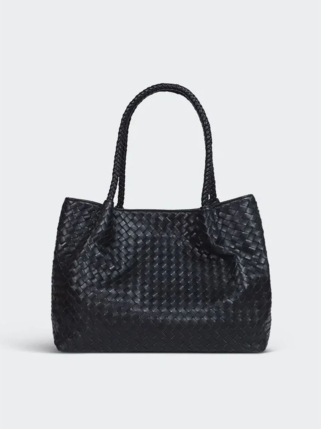 Capri Woven Leather Tote