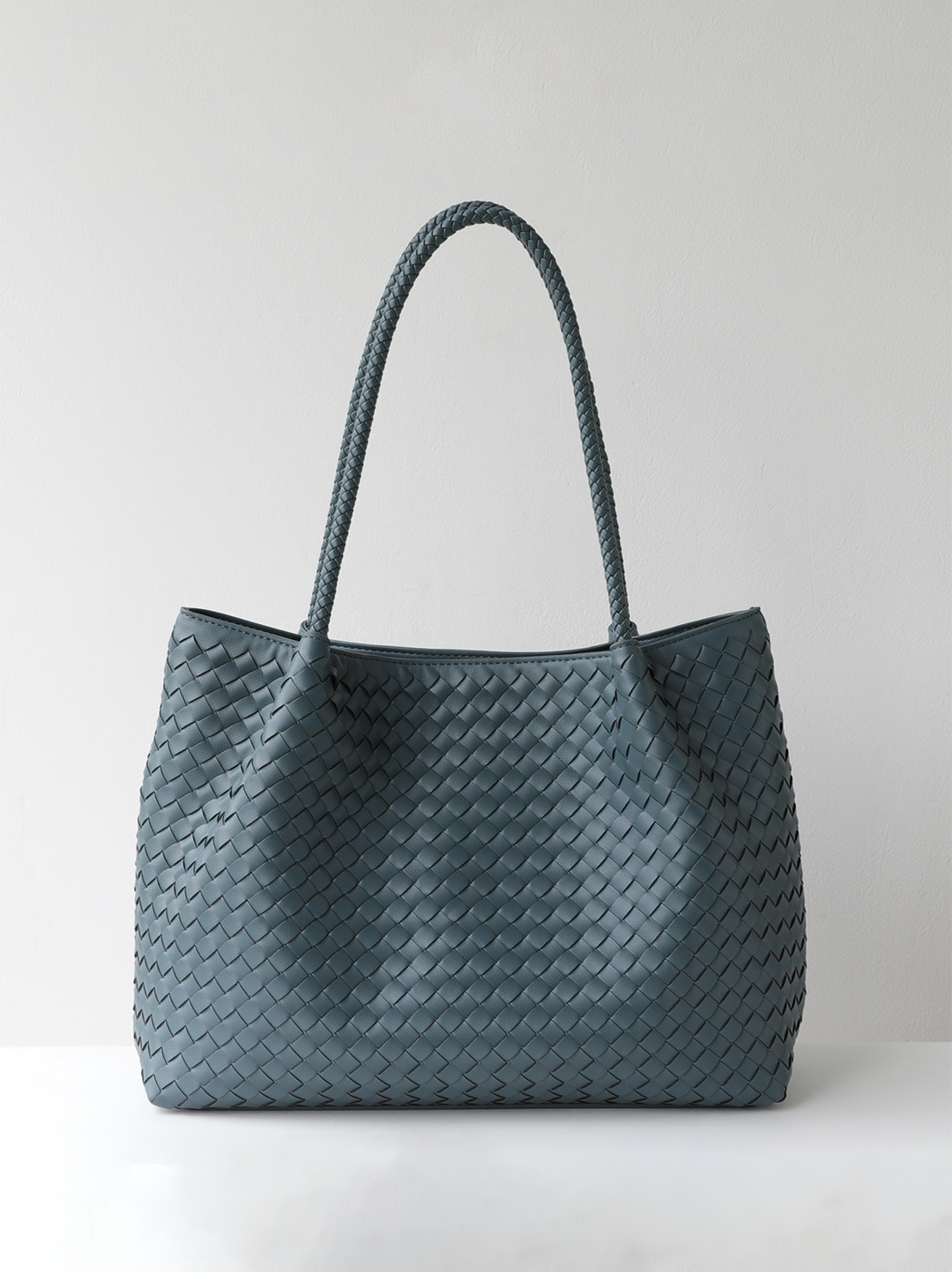 Capri Woven Leather Tote
