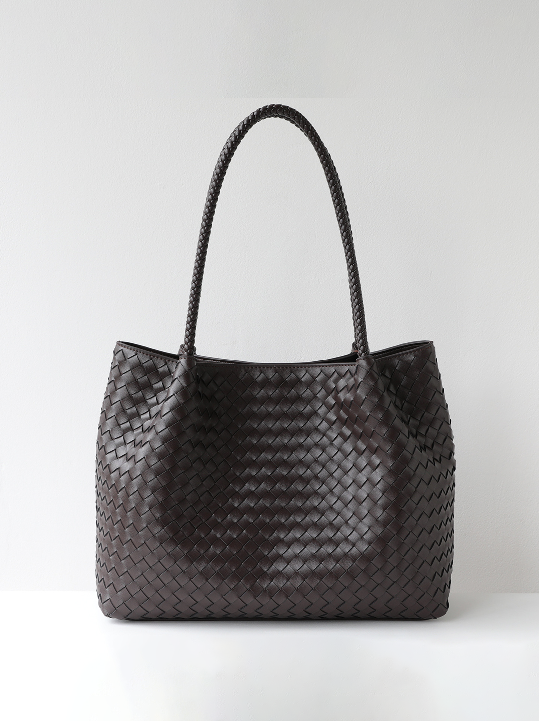Capri Woven Leather Tote