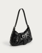 Buckle Detail Shoulder Bag