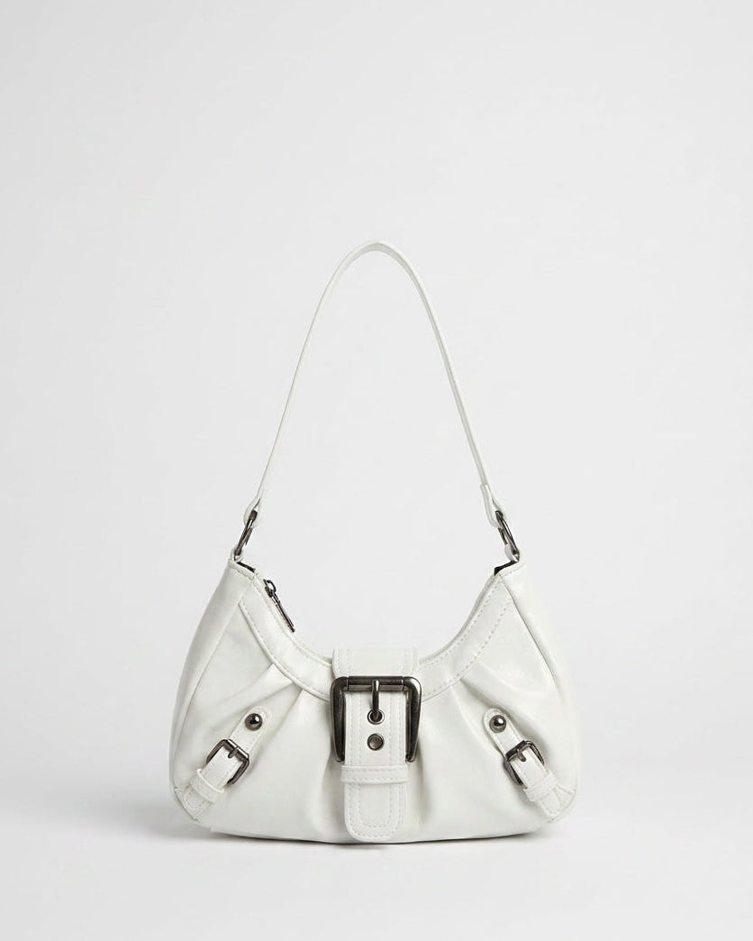 Buckle Detail Shoulder Bag