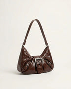 Buckle Detail Shoulder Bag