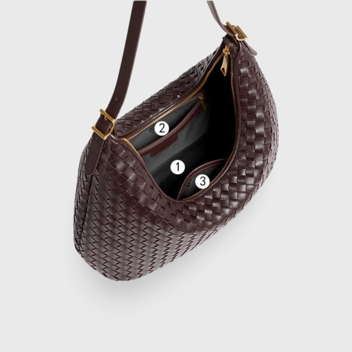 Hailey Woven Shoulder Bag