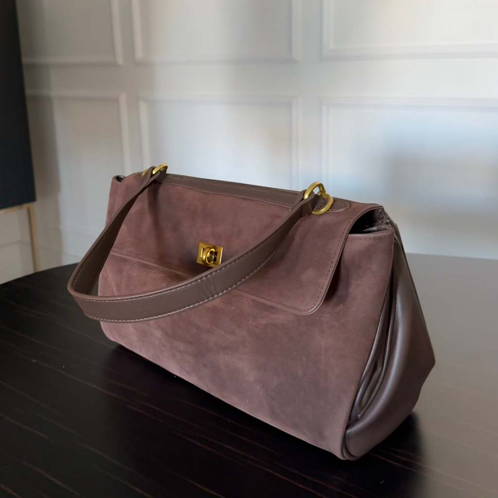 Lock-Clasp Commuter Tote