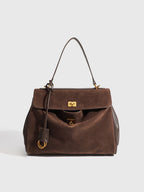 Lock-Clasp Commuter Tote