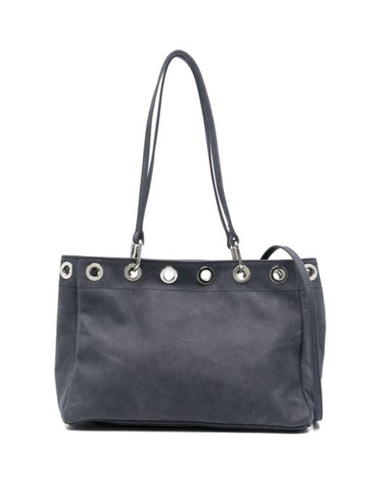Minimalist Metal Eyelet Shoulder Bag