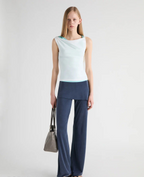 Minimalist Metal Eyelet Shoulder Bag