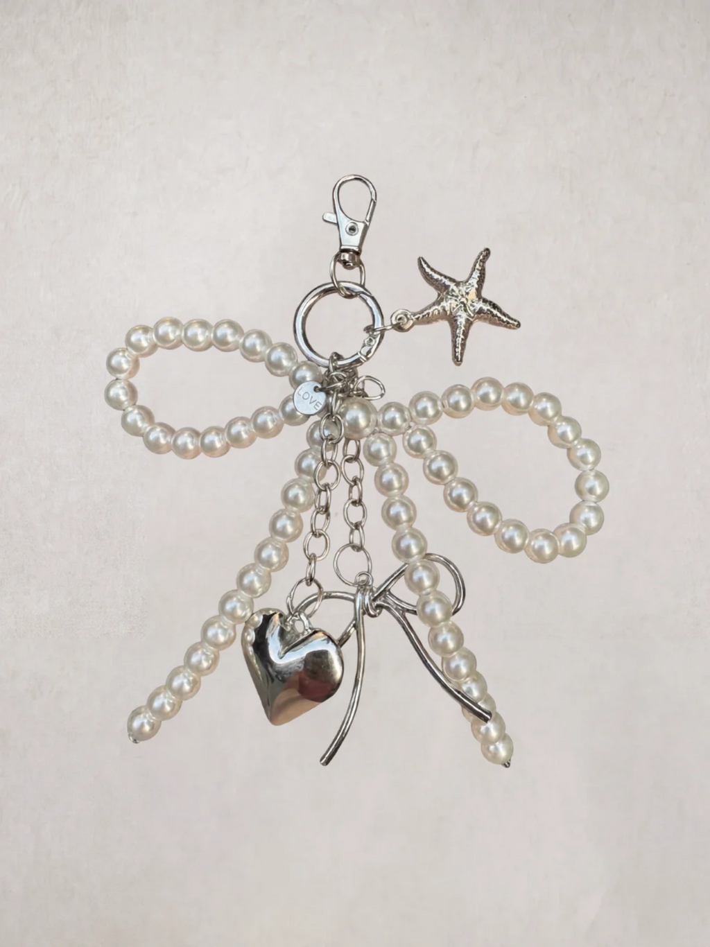 Pearl Bow Charm