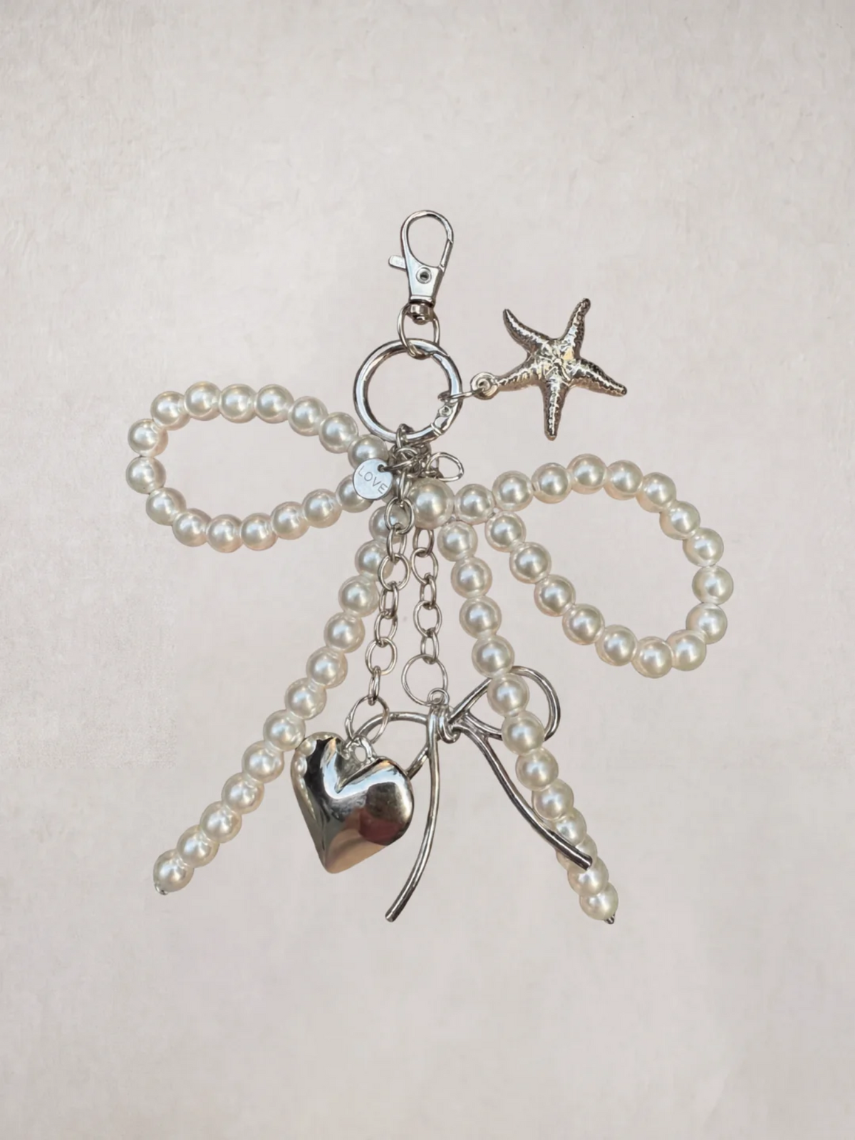 Pearl Bow Charm