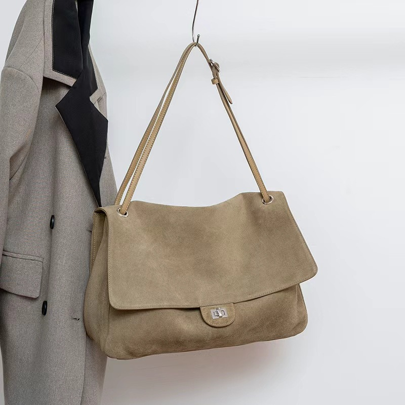 Slouchy Leather Shoulder Bag