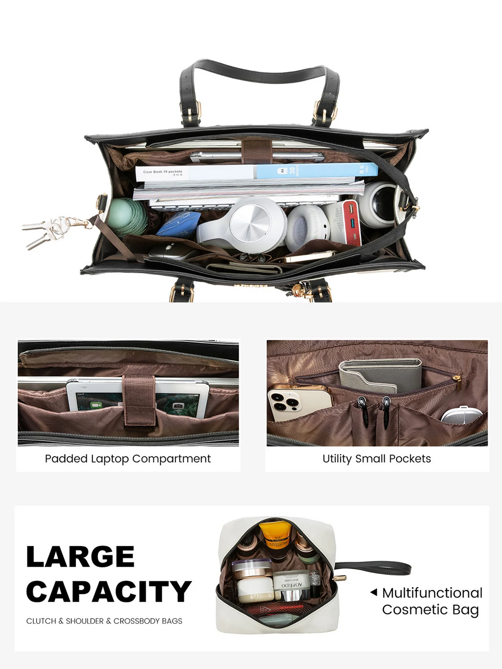 2Pcs Enamored Laptop Bag