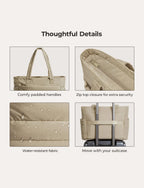 Bubble Puffy Laptop Tote