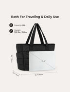 Bubble Puffy Laptop Tote