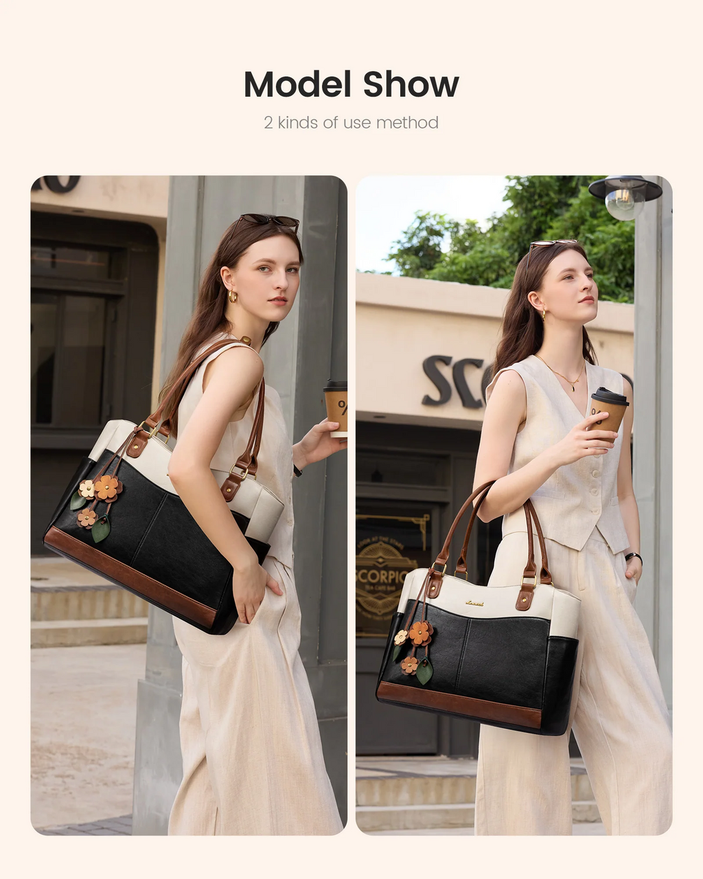 Leather Vintage Tote Bag