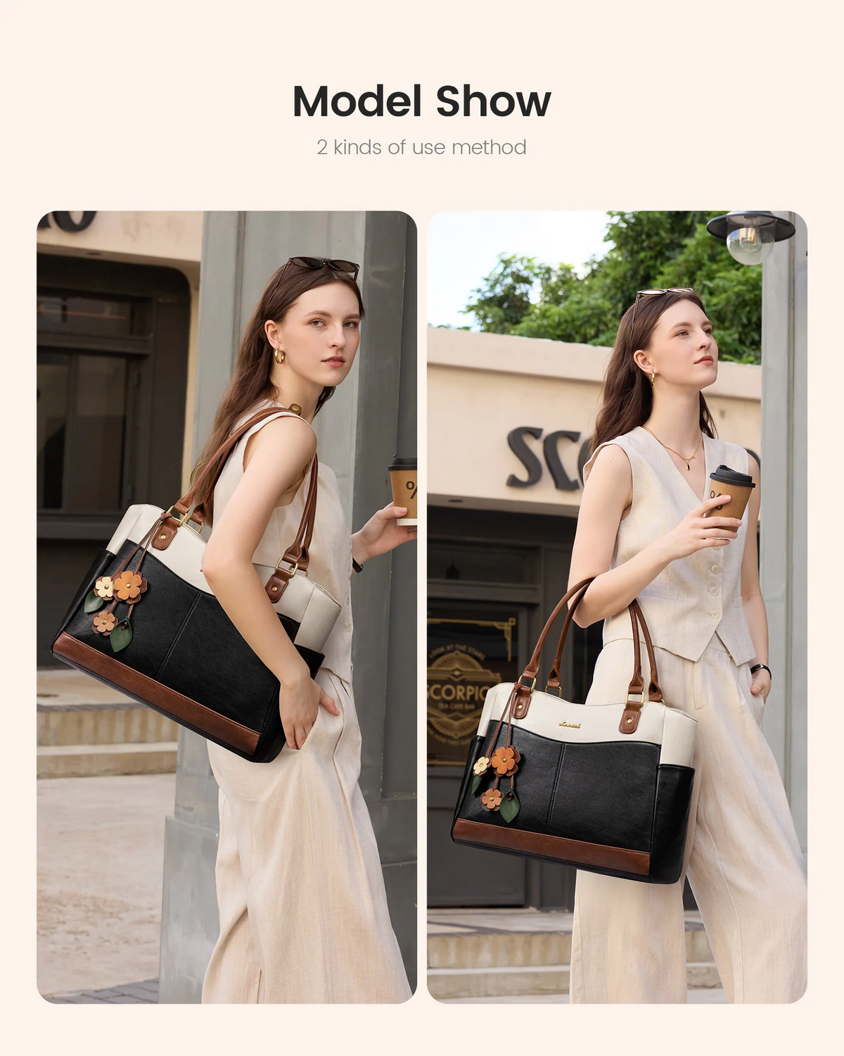 Leather Vintage Tote Bag