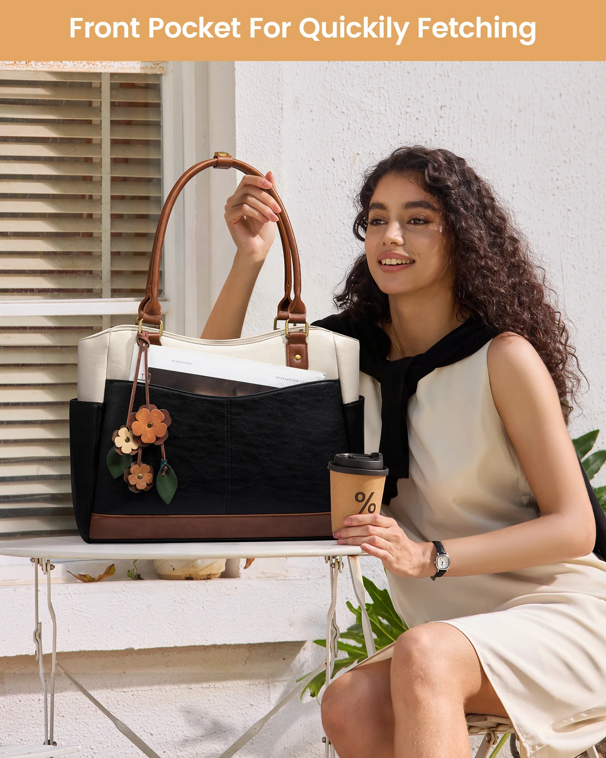 Leather Vintage Tote Bag