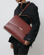 Signature Magnetic-Closure Briefcase
