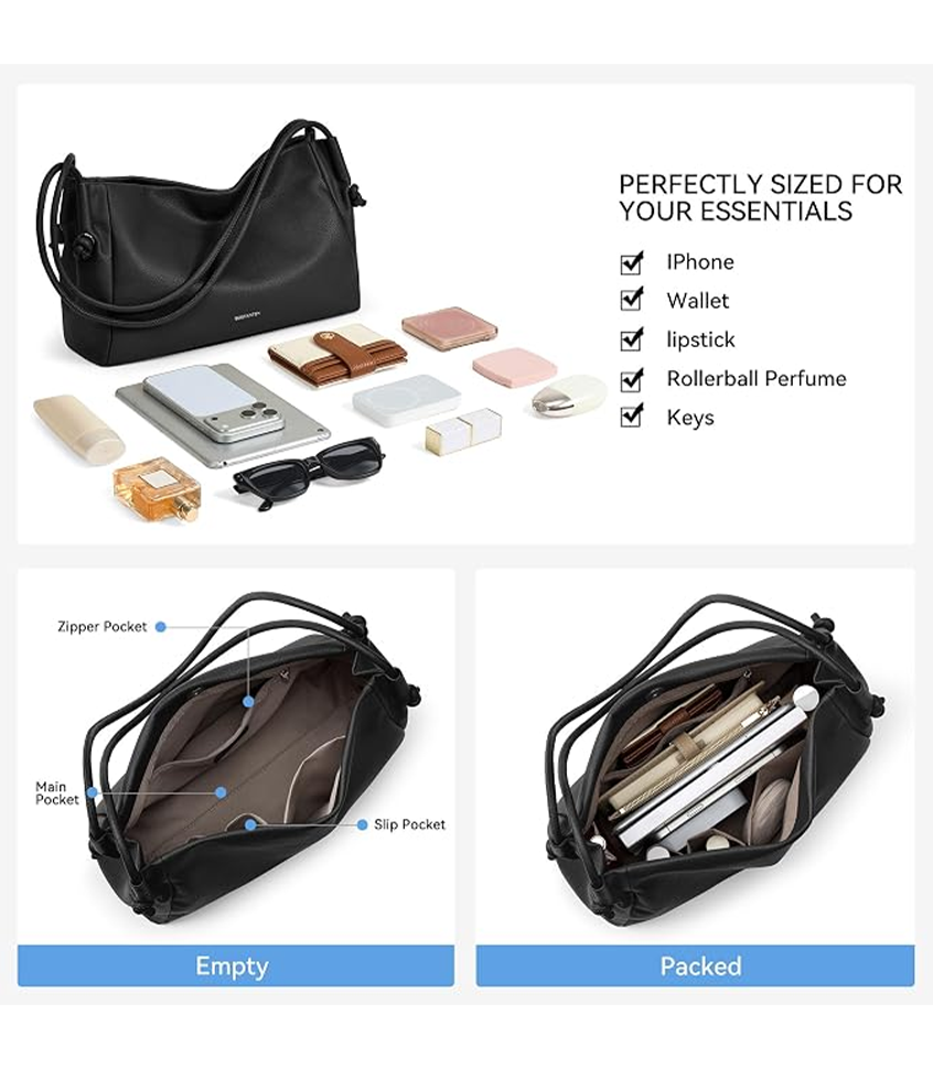 Vegan Leather Soft Handbag