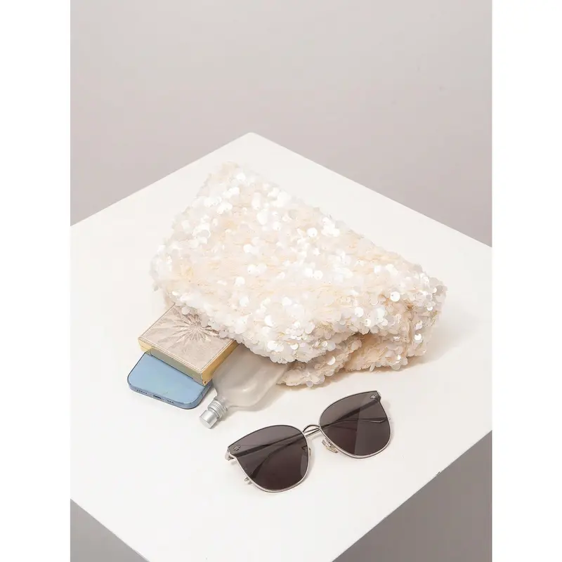 Sparkly Sequin Clutch Purse